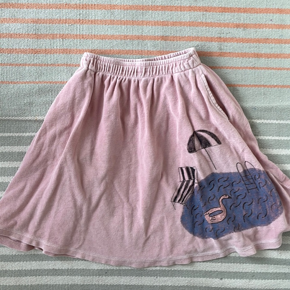 Weekends House of kids terry midi skirt size 5/6 but runs big $67
